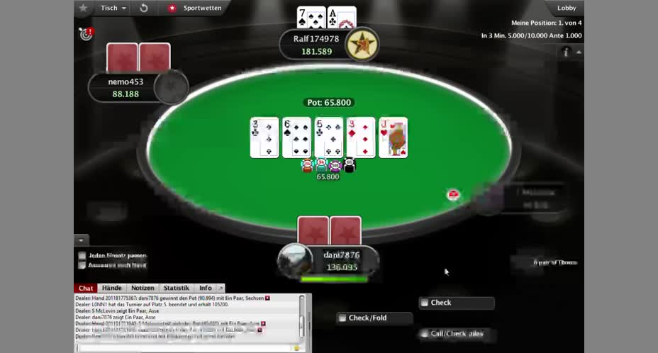 Mein 4. Turniersieg bei Pokerstars