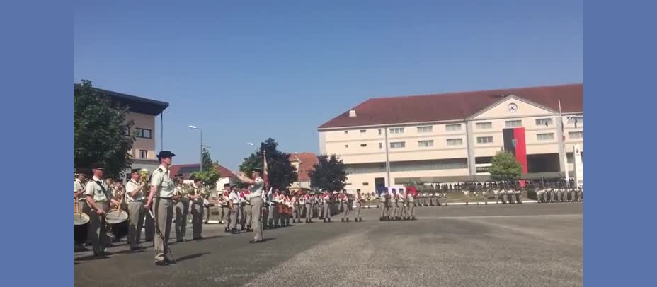 Trauerfeier für 3 Soldaten des 19e RG